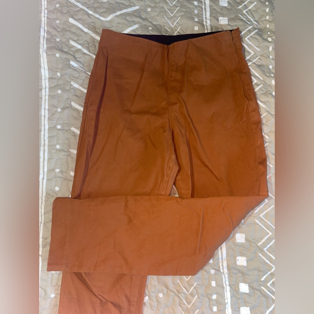 Rust orange old navy work pants size 8